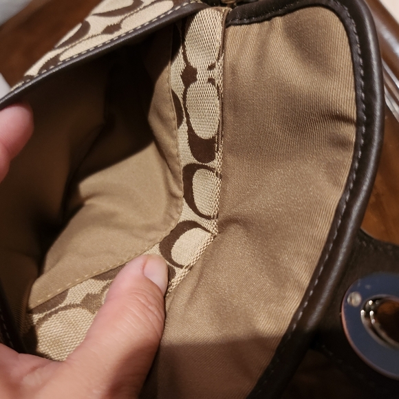 Coach Signature Legacy Flap Wristlet - Picture 6 of 6